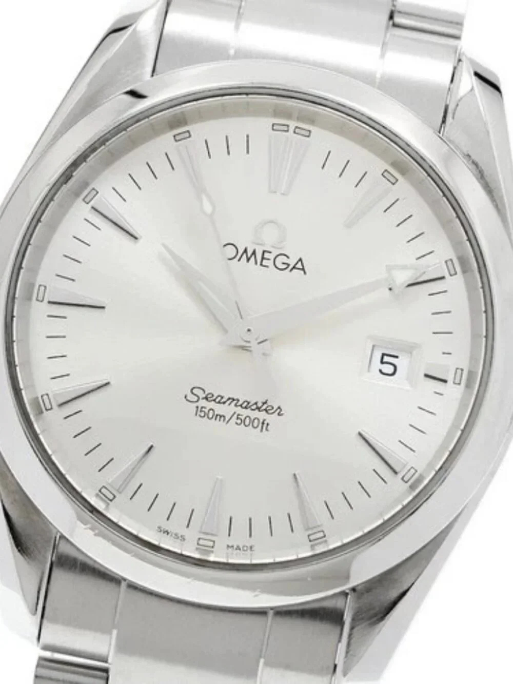 OMEGA Seamaster Aqua Terra 2518.30 Date Silver Dial Quartz Boy's Watch_950815